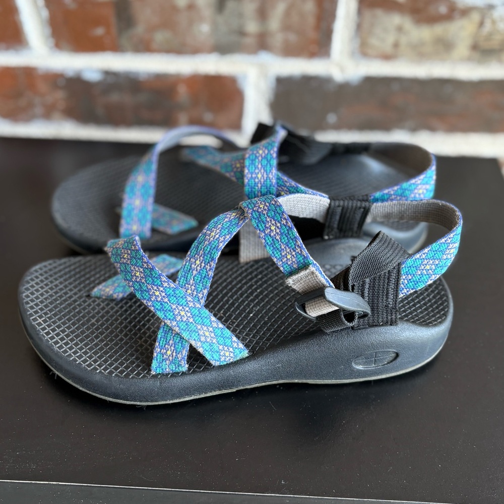 Chaco Z/ Cloud 2 Trace Eclipse Blue Toe Loop Hiki… - image 3